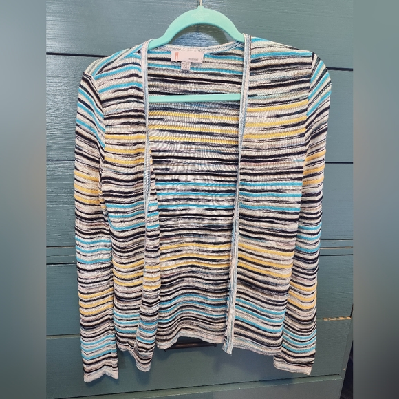 *Missoni Striped Lightweight Button Up Cardigan - Women's Small - Picture 2 of 10